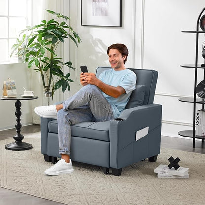 VINGLI 3-in-1 Convertible Sofa Bed, Recliner - Image 8