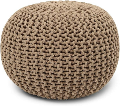 REDEARTH Round Pouf Ottoman - Image 4
