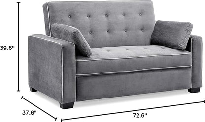 Serta Ainsley 72.6" Convertible Sleeper Sofa, Queen Size, Dreamcoil Comfort - Image 3