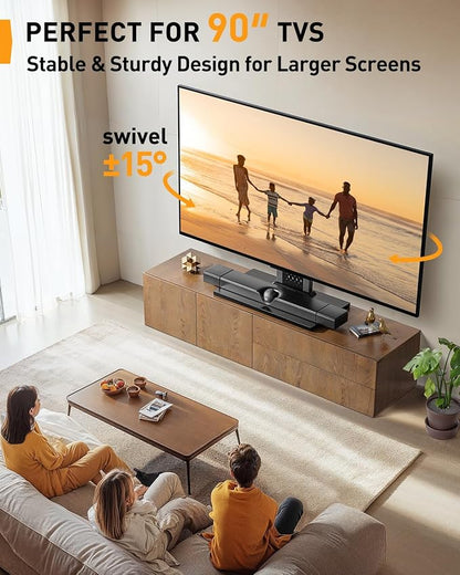 Perlegear Universal Swivel TV Stand - Image 4