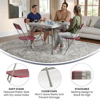 Flash Furniture Hercules Series Plastic Folding Chair - Image 6