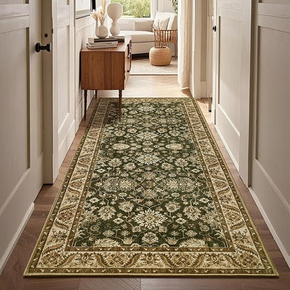 Washable Runner Rug, 2x6Ft Floral Runners - Image 3