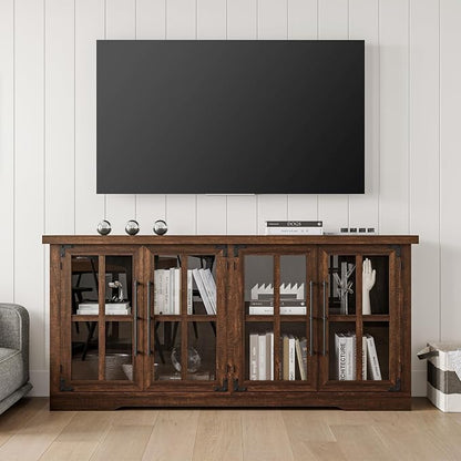AMERLIFE Farmhouse 63" Buffet Sideboard Cabinet - Image 4