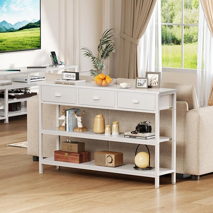 Furologee White Long 47" Console Sofa Table - Image 7