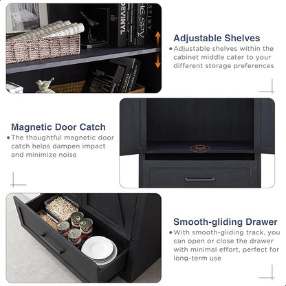 Farmhouse Kitchen Pantry Cabinet - Image 6