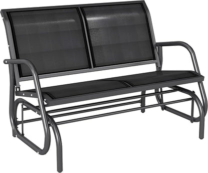 Outsunny 2-Person Outdoor Glider Bench, Patio Double Swing Rocking Chair by Outsunny