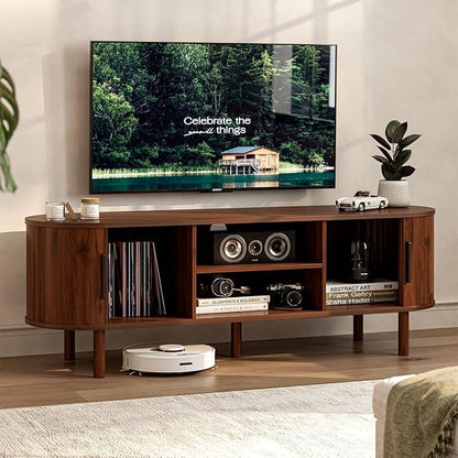 ZttRiee TV Stand for TVs up to 60 Inch, Entertainment Center - Image 2