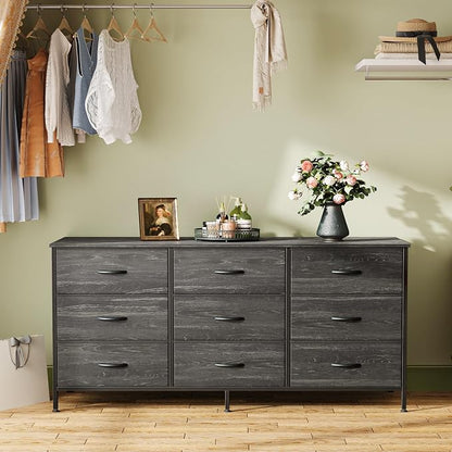 Huuger 9 Drawer Dresser, 47 Inch TV Stand - Image 6