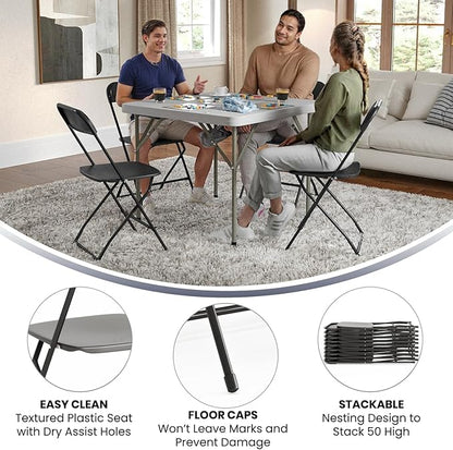 Flash Furniture Hercules Series Plastic Folding Chair - Image 5