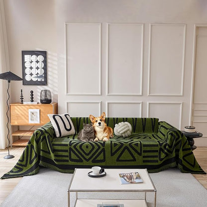 VClife Boho Couch Covers for Dog, Extra Large Sofa Covers for Sectional Couch by VCLIFE