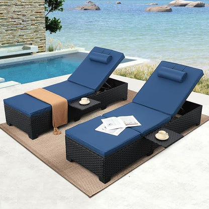 WAROOM Outdoor Chaise Lounge Chairs - Image 3