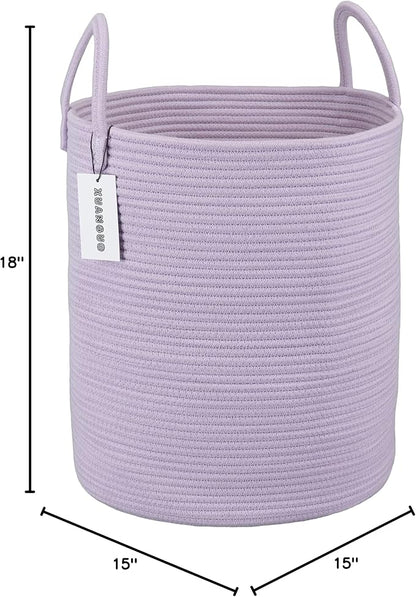 XUANGUO Rope Laundry Basket Hamper - Image 8