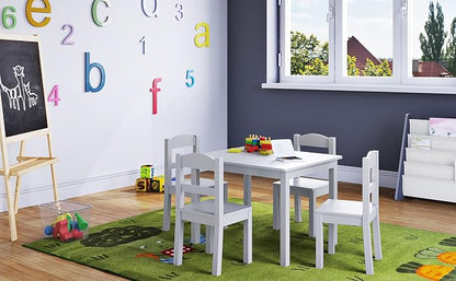 Humble Crew Kids Table and Chair Set, Toddler Activity Table - Image 4