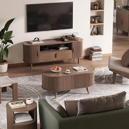 JOINICE 42.5" Oval Lift Top Coffee Table - Image 7