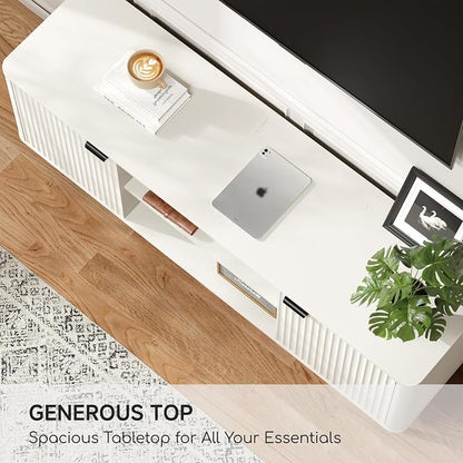 Fatmok 58" Fluted TV Stand - Image 6