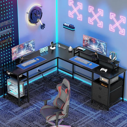 Furologee 66” L Shaped Desk - Image 2