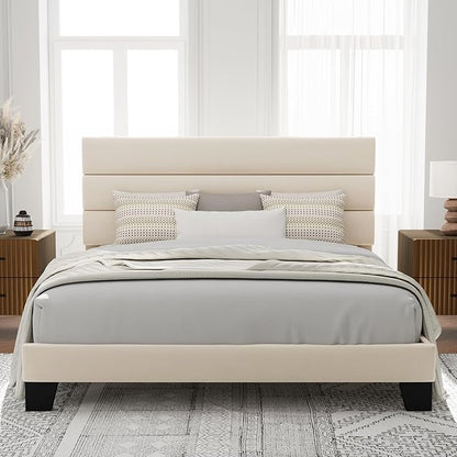 Allewie King Size Platform Bed Frame by Allewie