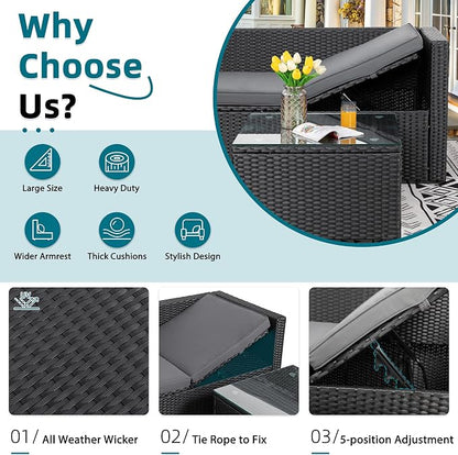 SUNLEI Patio Furniture Set - Image 3