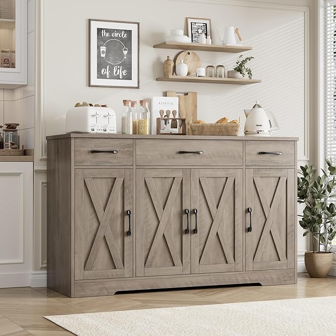 HOSTACK Buffet Sideboard Cabinet - Image 2