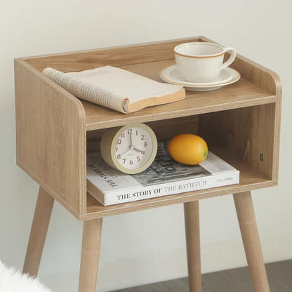 MaxSmeo End Tables Set of 2, Mid Century Modern Side Table Bedroom - Image 6