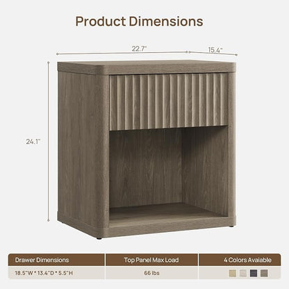 SICOTAS Night Stand Set of 2 Nightstands - Image 3