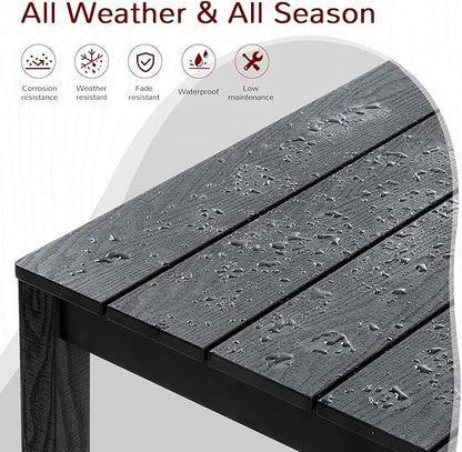 Stoog 7 Pieces Patio Dining Sets, All-Weather HIPS & Aluminum Outdoor Dining - Image 5