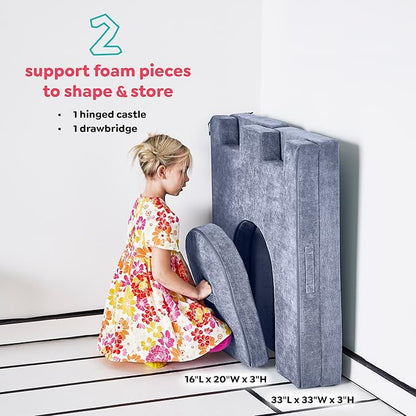 Yourigami Kids and Toddler Play Castle, Playroom Couch Add-On Set, Durable - Image 2