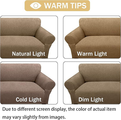 Loveseat Slipcover with 2 Pillow Cover - Image 6