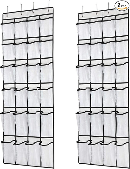 SAVERHO Hanging Shoe Organizer, Over The Door Shoe Organizer by SAVERHO