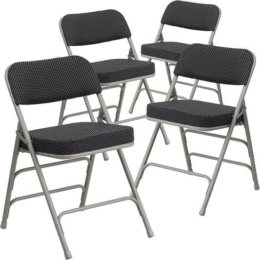 Flash Furniture HERCULES Series Premium Curved Triple Braced & Double Hinged by FlashFurniture
