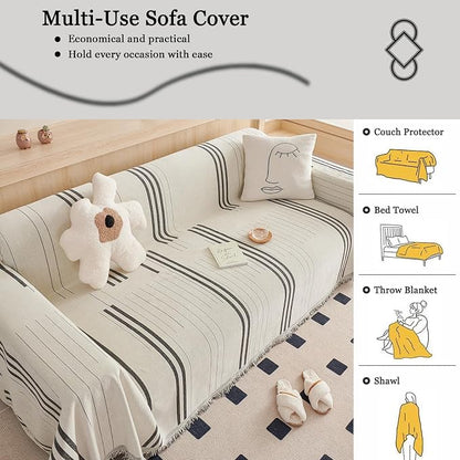 DREAMINGO Couch Cover Washable Chenille Sofa Protector - Image 6