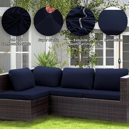 Outdoor Cushion Covers Set, Replacement - Image 3