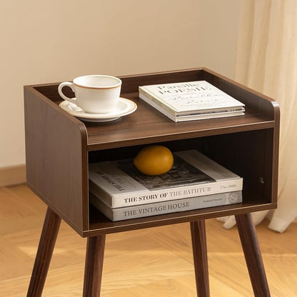 MaxSmeo Small Nightstand, Mid Century Modern Side Table Bedroom - Image 5