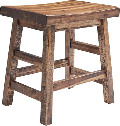 Alaterre Furniture Durango 20-Inch Tall Industrial Wood Dining Stool - Image 8