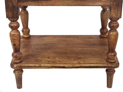 COTTON CRAFT Solid Wood End Table - Image 7