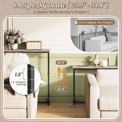 Huuger 78.7 Inch Behind Couch Table - Image 4