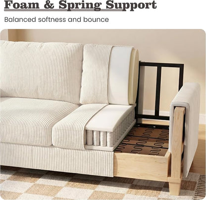 Apicizon 89'' 3-Seat Sofa Couch - Image 6