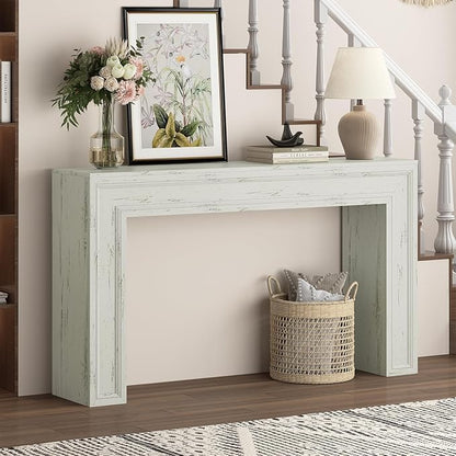 Rresyet 55 Inch Long Console Table, Sofa Table Behind Couch, Entryway Table - Image 6