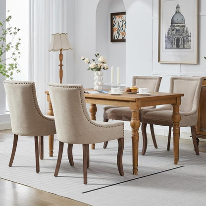 Modern Dining Chairs Set of 4, High Back Dining Chairs Side Chairs - Image 2