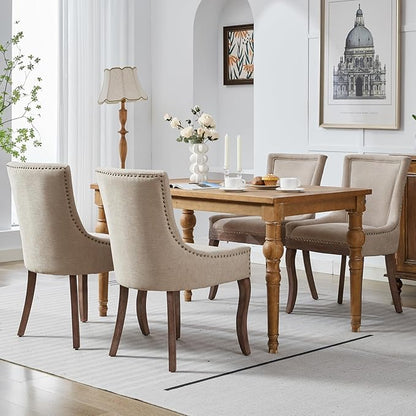 Modern Dining Chairs Set of 6, High Back Dining Chairs Side Chairs - Image 2