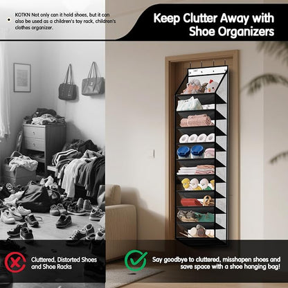 Kotkn 10 Tier Hanging Shoe Rack - Image 7