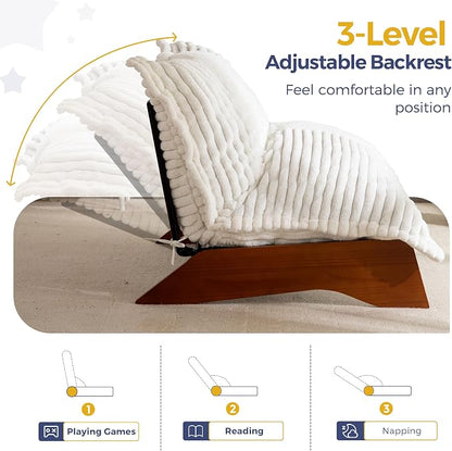 MAXYOYO Adjustable Living Room Chair, 3-Position Bean Bag Chair - Image 3