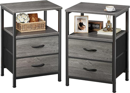 Huuger Night Stand Set of 2, Nightstand by Huuger