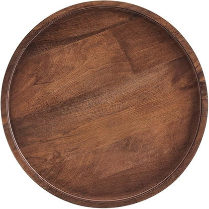 Modway Chiro Solid Wood Side Table in Walnut - Image 5