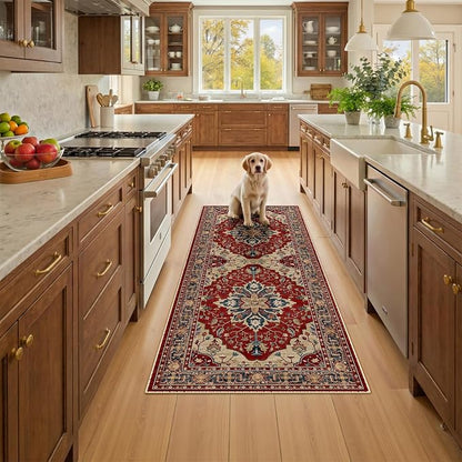RELEANY Area Rugs 2'x6' Runner Rug Non Slip Washable - Image 2