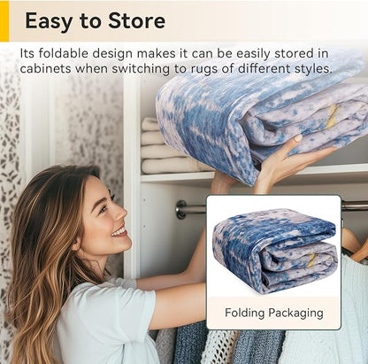 RELEANY Washable Area Rugs 2x7 Non-Slip Modern Abstract Soft - Image 7