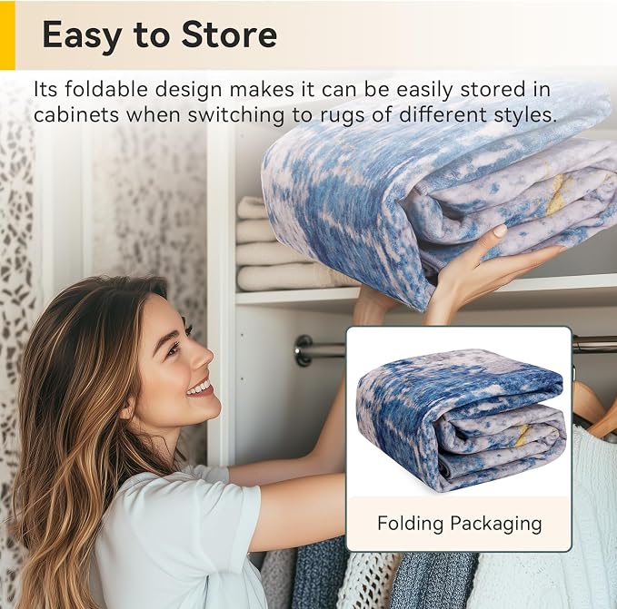 RELEANY Washable Area Rugs 3x12 Non-Slip Modern Abstract Soft - Image 7