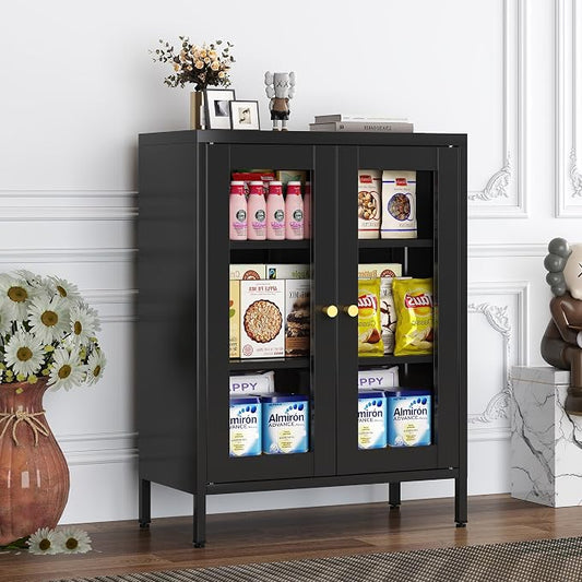Metal Bathroom Glass Cabinet by LTLTSOBUMetalCabinet