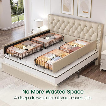 LARMACE King Size Bed Frame - Image 4