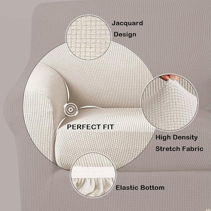 Turquoize 2 Piece Chair Covers Chair Slipcovers - Image 3